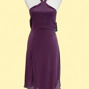 Wild Fable Purple Tie Strap‎ Midi Dress Size Medium